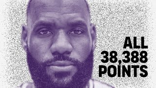 All 38,388 of LeBron James’ points, in six charts