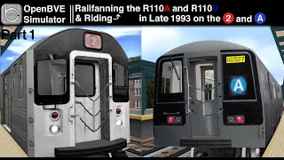 OpenBVE || Riding the R110A on the (2) Line in Late '93 (1 of 2)