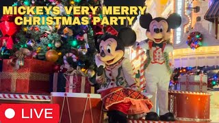 🔴 Live - Mickey's Very Merry Christmas Party 2024 -  Magic Kingdom!