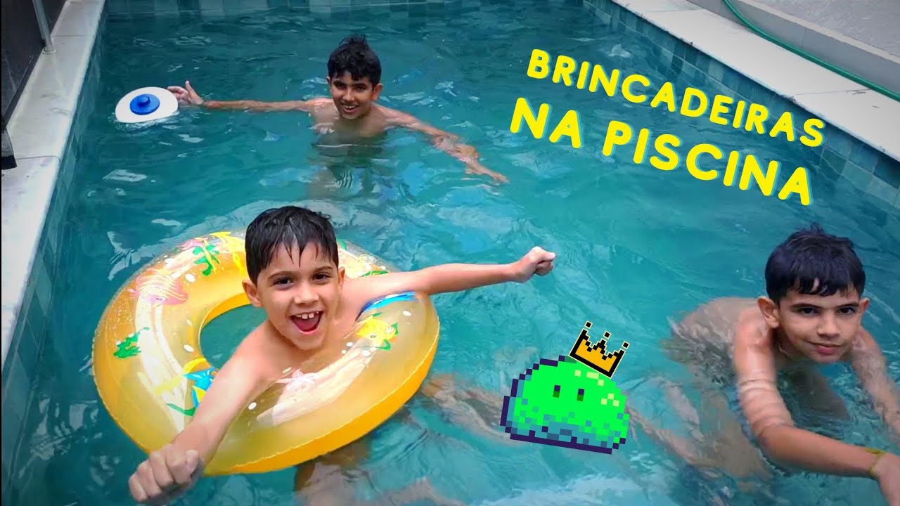 Brincadeiras Na Piscina Youtube
