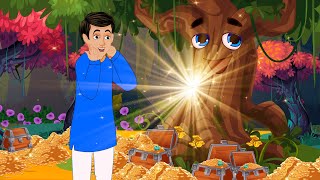 जादूई बरगद का पेड़ - Hindi Kahaniya - Cartoon - Magical banyan tree - जादुई कहानी - Moral Stories