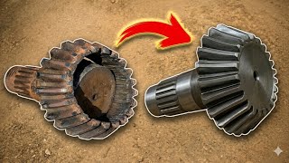 Genius Mechanic Fast Fix: Restoring Two Destroyed Pinion Gears To Perfection!