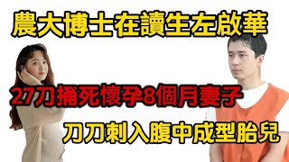 [案件紀實]  博士丈夫27刀捅死懷孕8個月妻子，刀刀刺入腹中成型胎兒。 #刑事案件 #大案紀實 #案件解說