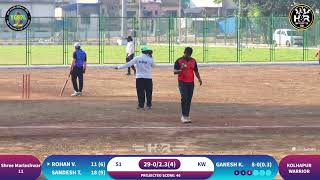 YGPL || 1st SEMI FINAL || Shree Marleshwar 11 VS KOLHAPUR WARRIOR