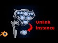 Blender Quick Tip | Unlink Duplicate Linked Objects (ALT + D)