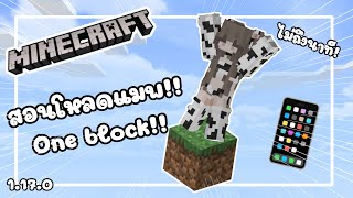 Minecraft pe ⌇ สอนโหลดแมพ One block!! ง่ายๆ ไม่ถึงนาทีก็เล่นได้แล้ว [1.17.0]