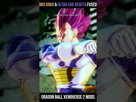 MUI Goku & Ultra Ego Vegeta Fusion #Short #DragonBallXenoverse2Mods