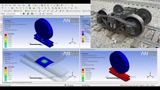 ANSYS Workbench Tutorial Video | Structural Contact Target Non Linear FE Analysis | Beginner | GRS |
