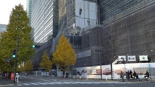 【大手町プレイス】大手町二丁目地区第一種市街地再開発事業の建設状況（2017年12月3日）