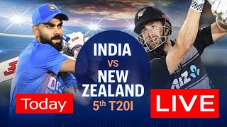 India vs New Zealand 5th T20 Live Match // today live cricket match ind Vs NZ