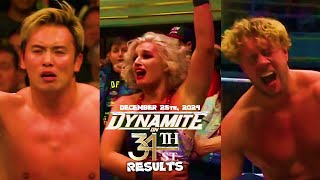 Dynamite on 34th Street 25 December 2024 results #aewdynamite #aew