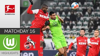 VfL Wolfsburg - 1. FC Köln 2-3 | Highlights | Matchday 16 – Bundesliga 2021/22