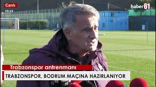 Trabzonspor'da Şenol Güneş'ten sert sözler \