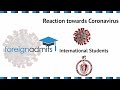 How Coronavirus Will Impact on International Students? Ep16 (University of Massachusetts)