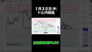 1月30日ドル円最新予想切り抜き【海外FX/仮想通貨】 #shorts