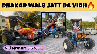 Modified tractor/viah te krate ikathe /dhakkad wale jatt /mani gill @paramvirvlogs7901