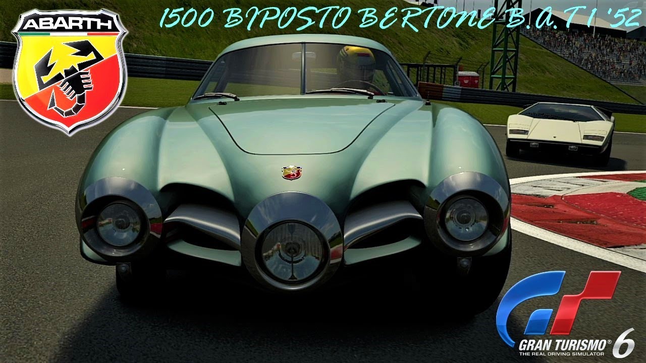 ABARTH 1500 BIPOSTO BERTONE B.A.T 1 '52 | GRAN TURISMO 6 - YouTube