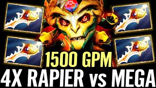 🔥 1500 GPM 4x Rapier MEDUSA vs MEGA CREEPS — 120min Game MOST EPIC Comeback Dota 2 Pro