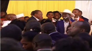 SEE UHURU KENYATTA AND SABINA CHEGE DANCE AT THE BURIAL OF JOHN DE'MATHEW!