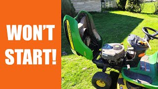 Fixing A John Deere Lawn Tractor That Won't Crank Over - Simple Diy Solutions!