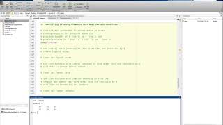 9 2D array elements that meet certain conditions