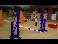 histoire schleich cours de saut et de gymnastique pour les chevaux