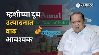 Amul milk Vs Gokul Milk : अमूलचं आव्हान कसं परतवणार ? | Sakal Media