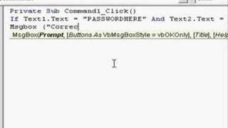 VB6 - How to make a login system [HQ]