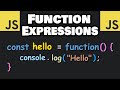 JavaScript FUNCTION EXPRESSIONS in 7 minutes! 🐣