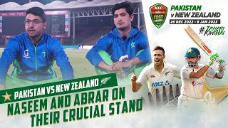 Naseem Shah and Abrar Ahmed on Their Crucial Stand in the Final Moments of the Second Test | MZ2L