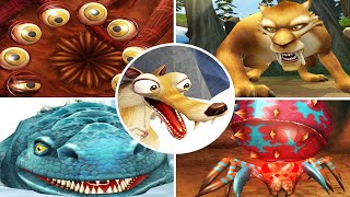 Ice Age 2: The Meltdown - All Boss Fights + Ending