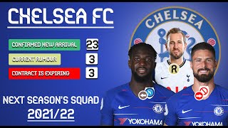 CHELSEA FC SQUAD 2021/22  - NEXT SEASONS SQUAD || PremierLeague​ || Confirmed, rumour,