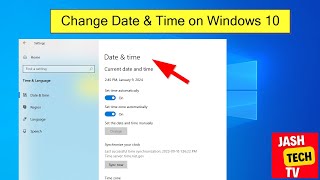 [SOLVED] How to change Date and Time on Windows 10 [2024] | Easy Step-by-Step Guide