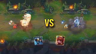 Cafe Cuties Poppy vs Astronaut Poppy Skin Comparison - League of Legends