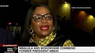 Mbalula, Mokonyane attend Thabo Mbeki's Birthday celebrations