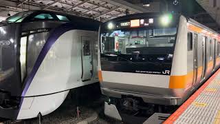 【編集なし3連発①】青梅線直通〜新宿駅発車シーンT36編成（編集裏話）