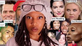 CELEBRITY FACE READINGS REVEAL WHAT WE DONT SEE TIKTOK REACTION