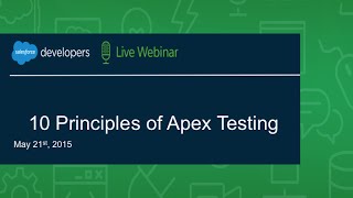 10 Principles of Apex Testing