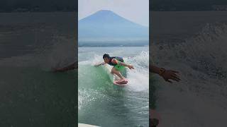 ウェイクサーフィン富士山 wakesurf in front of Mt.Fuji 🇯🇵