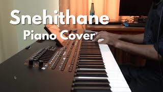 Snehithane Snehithane  Alaipayuthey 2000  Piano Cover By Rejo Abraham Mathew