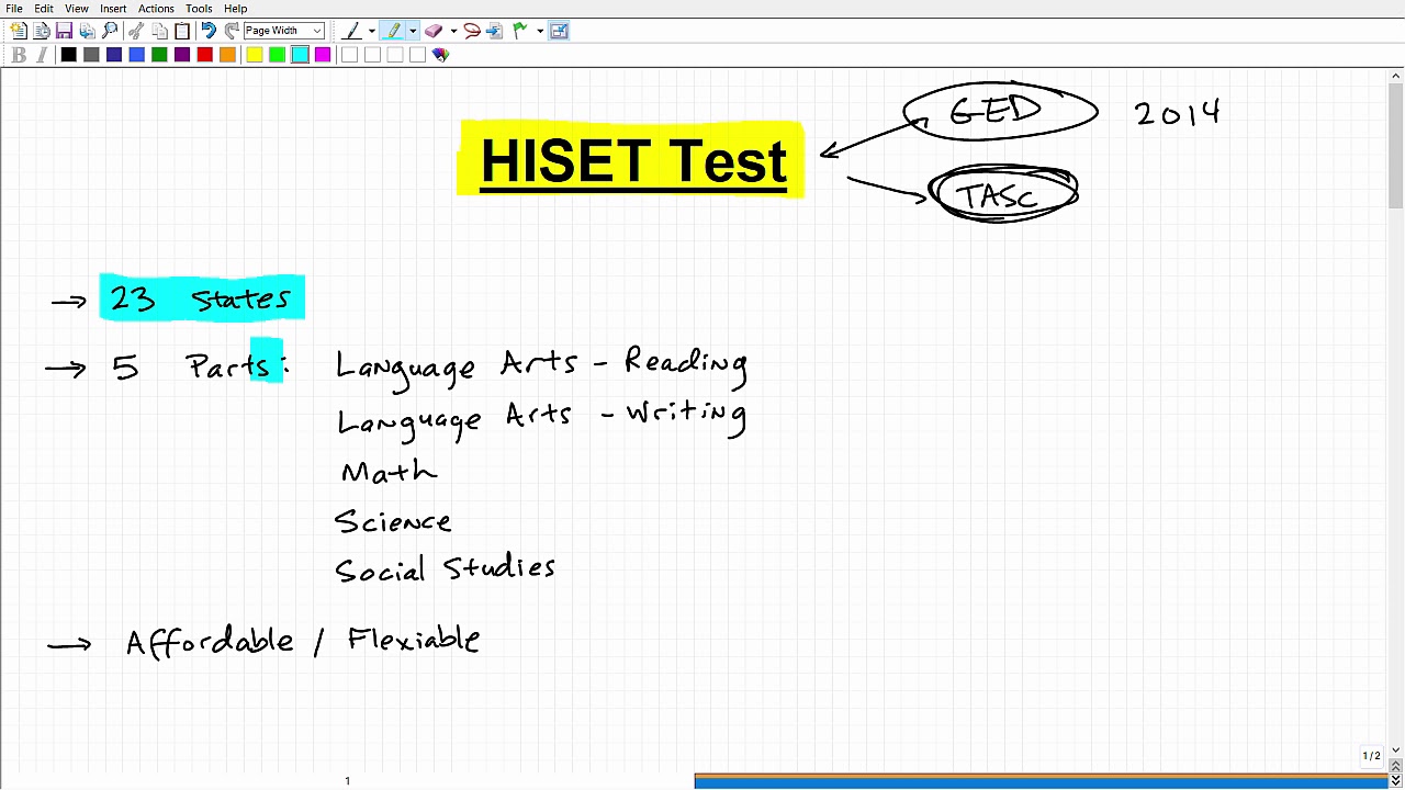 Hiset Math Cheat Sheet