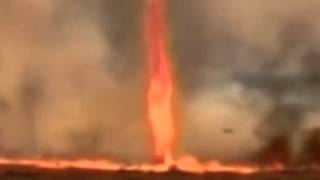 A unique phenomenon of fire tornado | Уникальное явление огненный торнадо