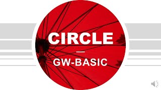 GW-BASIC | CIRCLE