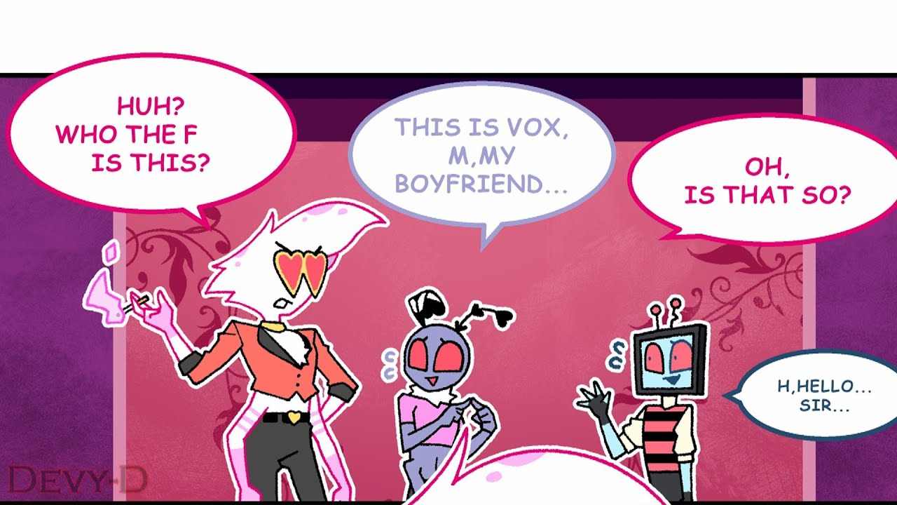 Angel Dust And Valentino Swap Roles Hazbin Hotel Comic Dub Youtube