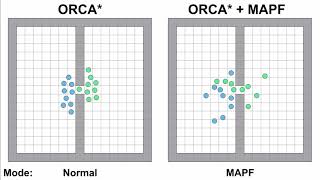 Distributed Multi-agent Navigation Based on ORCA and MAPF solving