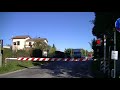 spoorwegovergang rossano veneto i railroad crossing passaggio a livello