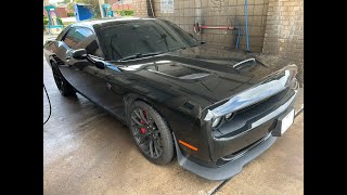 HELLCAT POV ASMR Drive 4K (Dodge Challenger Manual 6 Speed) - Dry Drive After Car Wash