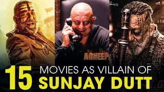 Top 15 Sanjay Dutt Movies as Villain | Sanjay Dutt Movies as Don | #sanjubaba