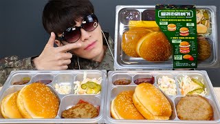 🗣 너 인성 문제있어!? 😎 이근 대위 광고 🍟롯데리아 LOTTELIA 밀리터리버거🍔 먹방 군대리아  ASMR