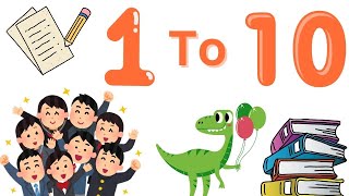 1 to 10 Counting Spelling || Numbers Name 1 to 10 || Learn Counting Numbers